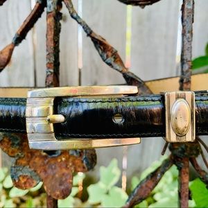 Brighton Women’s Black & Silver Trouser Belt